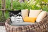 MuchoWow® Outdoor Kissen - Elefant - Tiere - Schwarz und Produktbild-Vorschau 3