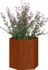 vidaXL Pflanzkübel Rostig 40x40x45 cm Cortenstahl Produktbild-Vorschau 3