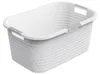 ROTHO Koš na prádlo Country 58x38,9x25,1cm 40l bílý 1ks Náhled obrázku produktu 1
