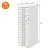 ML-Design schedario a 15 cassetti, 28x38x87 cm, bianco, Anteprima dell’immagine prodotto 7