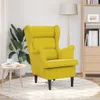 vidaXL Křeslo Mustard Yellow Velvet Náhled obrázku produktu 3