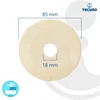 tecuro Scharnierrosette Ø 18 mm x Ø 85 mm x 8 mm - Produktbild-Vorschau 3