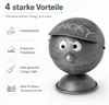 sada 2 popelníků Storm Kouřový kulovitý železný šedý Výška: Náhled obrázku produktu 3