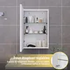 Umývadlo do kúpeľne so zrkadlom a LED osvetlením, 50 x 70 Náhľad obrázku produktu 4