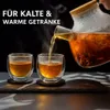 Filz Untersetzer rund – 10er Set in Dunkelgrau | Produktbild-Vorschau 2