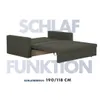 KomfortWelt24 2 Sitzer Sofa mit Schlaffunktion und Produktbild-Vorschau 13