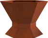 vidaXL Feuerstelle Rostoptik 50 x 50 x 40 cm Produktbild-Vorschau 6