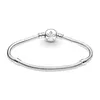 PANDORA Damenarmband aus 925er Silber mit blauen Kristallen Produktbild-Vorschau 4