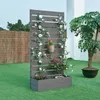 Pflanzkasten mit Sichtschutz ‘Heerde’ WPC 180 x 90 x 38 cm Produktbild-Vorschau 1
