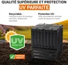 GARANTIA ECO-KING composteur 400 litres noir Voir les images du produit 6