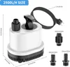 Pompe submersible 40W 2500L/H, pompe d'aquarium avec 3 Voir les images du produit 9