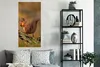 MuchoWow® Poster Eichhörnchen - Baumstamm - Wald 60x120 cm Produktbild-Vorschau 4