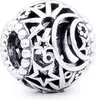 A close-up, studio shot of a silver charm. Produktbild-Vorschau