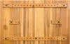 Tapis de bain vidaXL, naturel, 81 x 50 cm, en bois d'acacia Voir les images du produit 6