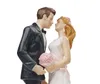 Hochzeitspaar Braut und Bräutigam 2er Hochzeit Figur Deko Produktbild-Vorschau 2