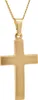 Gold Anhänger Kreuz mit Goldkette massiv 585 - 14 Karat Produktbild-Vorschau 1