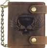 GREENBURRY Geldbörse Vintage Wallet With Chain Brown Skull Produktbild-Vorschau 22