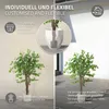 ML-Design Kunstpflanze Ficus 120cm Künstliche Pflanzen groß Produktbild-Vorschau 4