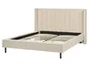 BELIANI Polsterbett Hellbeige Bouclé mit Lattenrost 160 x Produktbild-Vorschau 6