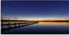 ARTland Leinwandbild Sonnenuntergang am Starnberger See I Produktbild-Vorschau 1