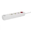 UNITEC Steckdosenleiste 3 fach 2 x USB  mit Schalter weiß  Produktbild-Vorschau 6