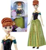 A doll of the character Anna from Disney's Frozen, shown in its packaging and also displayed separately. Náhled obrázku produktu