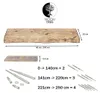 MoonTree | rustikales Wandregal aus Holz Maren, Produktbild-Vorschau 6