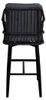 5-teiliges Gartenbar-Set | 4 Isabel Barhocker Schwarz |  Produktbild-Vorschau 8