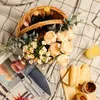 Creative Home Rieten Mand met Handvat, Natuurlijke Bruine Productafbeelding-voorbeeld 3