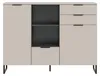 Highboard Noida | Kaschmir / schwarz Produktbild-Vorschau 3