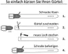 Damen Ledergürtel  GERMANY, 2 cm schmaler Basic Echtleder Produktbild-Vorschau 8