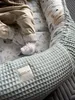 Waffelpique MINZE/ HASE Beige Babynestchen Unterlage 5 Tlg Produktbild-Vorschau 2