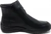 A black leather boot with a zipper closure, shown from the side against a white background. Náhľad obrázku produktu