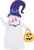 COSTWAY 180CM Halloween dekorace venkovní, LED nafukovací Náhled obrázku produktu 1