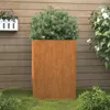 vidaXL květináč 52x48x75 cm Corten ocel - Květináče a Náhled obrázku produktu 2