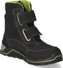 A black boot with green accents on a white background. Produktbild-Vorschau