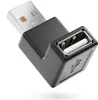 deleyCON USB 2.0 Winkel Adapter - 90° Grad Winkeladapter - Produktbild-Vorschau 1