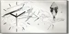 Wandbild Leinwand Bilder mit Uhr 60x30 Zeichnung Asiatische Produktbild-Vorschau 1