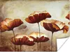 MuchoWow® Poster Malerei - Blumen - Ölfarbe - Pflanzen Produktbild-Vorschau 1
