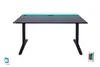 SyberDesk Gaming Tisch ULTRA LED USB 139x68 auf massivem Produktbild-Vorschau 3