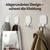 doporro Klebehaken extra stark aus Aluminium, Haken Produktbild-Vorschau 2