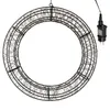 Zwarte lichtketting in de vorm van een krans, geschikt voor Productafbeelding-voorbeeld 4