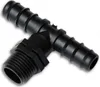 Raccordo a T con AG 1/2" per tubo gocciolante Tubi PE con Anteprima dell’immagine prodotto 2