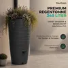 YourCasa Regentonne 240 Liter [Wave Design] - Frostsicher & Produktbild-Vorschau 7