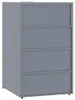 vidaXL Box na odpadky pre 6 ton sivý 414x79x117 cm oceľ Náhľad obrázku produktu 6