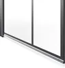 SONNI Badewannenaufsatz faltbar Schwarz 80x140cm NANO Glas Produktbild-Vorschau 5