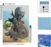 EOBROMD Diamond Painting Baby Yoda Set 5D DIY 30x40 cm Anteprima dell’immagine prodotto 2