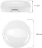Spectrum LED Außenleuchte Wandlampe Weiß rund Ø14cm IP54 8W Produktbild-Vorschau 6