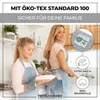 Küchentücher mit Oeko Tex 100 zertifiziert, sicher für deine Familie, frei von Schadstoffen. Produktbild-Vorschau