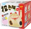 The image shows the packaging of a lucky cat figurine. Produktbild-Vorschau